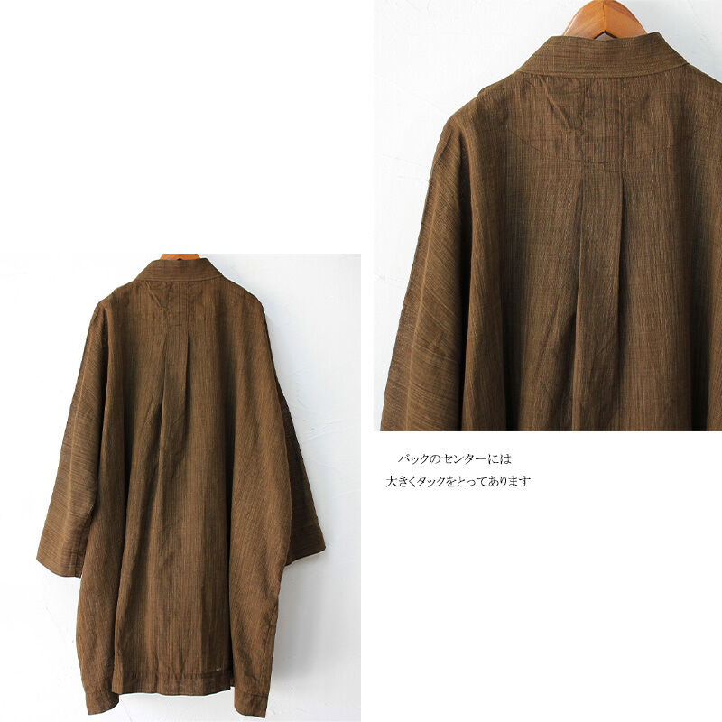 FUNSET OF ART ファンセットオブアート 泥渋シャンブレーTAISHOコート