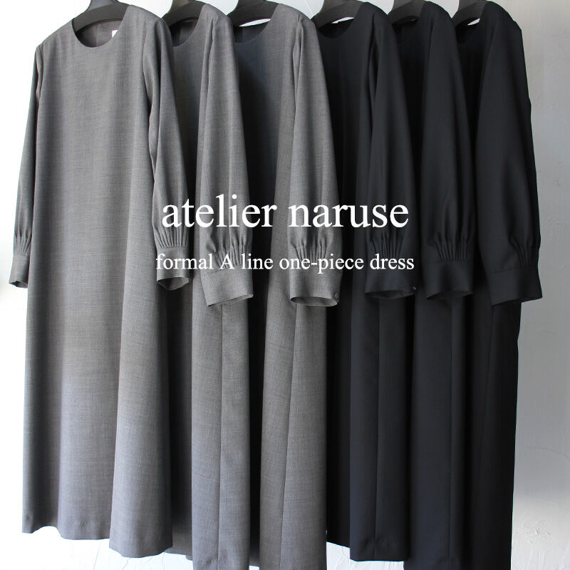 再入荷** atelier naruse アトリエナルセ formal A line on 再入荷** atelier naruse アトリエナルセ formal A line on