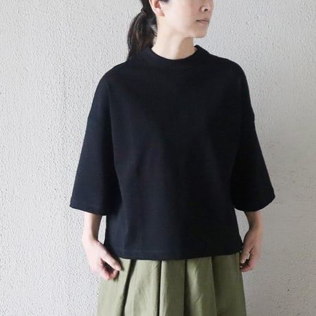 TRAVAIL MANUEL トラバイユマニュアル　度詰天竺ワイドスリーブプルオーバー