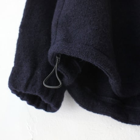 maomade マオメイド　圧縮ウール バックギャザー ジャケット　#ネイビー、ブラック