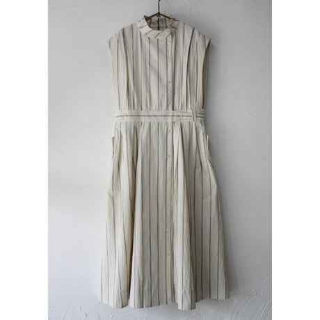 ASEEDONCLOUD アシードンクラウド　Zephyros stripe Hiraeth work coat  #off white 【送料無料】