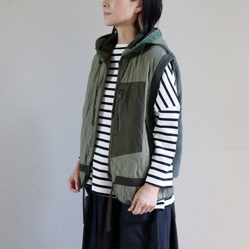 ARTE POVERA アルテポーヴェラ チェコキルトRE-ARMEE MIXフードベスト #