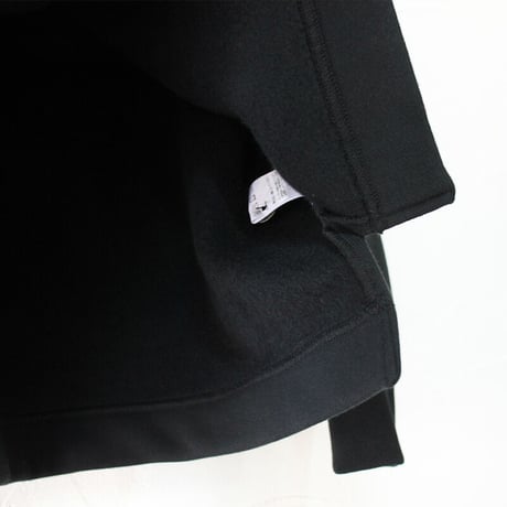 atelier naruse アトリエナルセ fleece cotton pullover 裏毛コットンプルオーバー　#ブラック