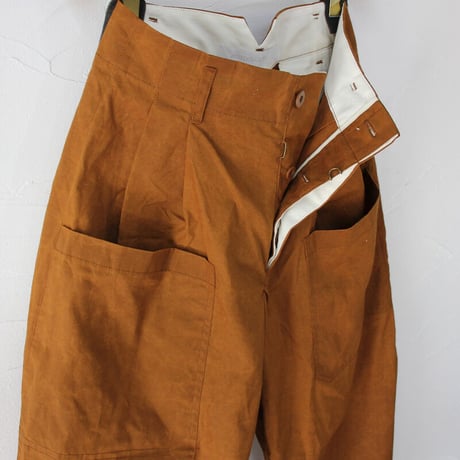 ASEEDONCLOUD アシードンクラウド　Old functional cloth Kiokushi trousers  #キャメル、ダークグリーン　【送料無料】