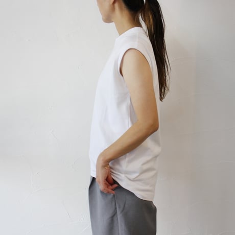 **2026夏分到着** TRAVAIL MANUEL トラバイユマニュアル　クラシック天竺バインダータンクトップ