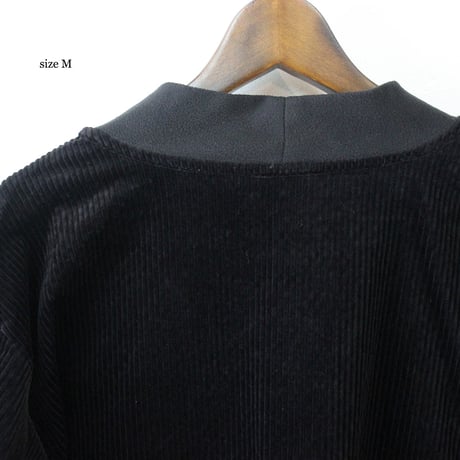 ARTE POVERA アルテポーヴェラ　ウールMIXパッチワークカーディガン　#ブラック