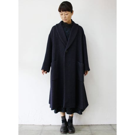 **最終在庫分再入荷** SUSURI ススリ　ドナーコート　♯navy 【送料無料】
