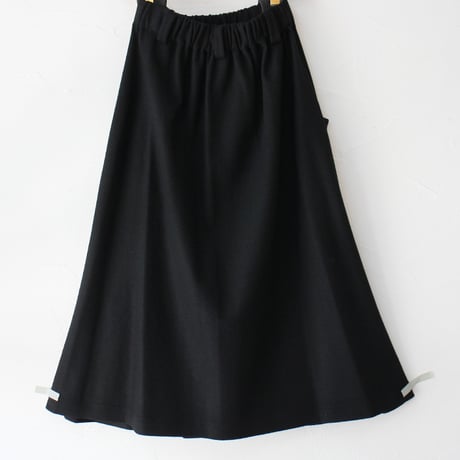 **2025秋冬分到着** atelier naruse アトリエナルセ　 wool punch gather skirt ウールポンチギャザースカート