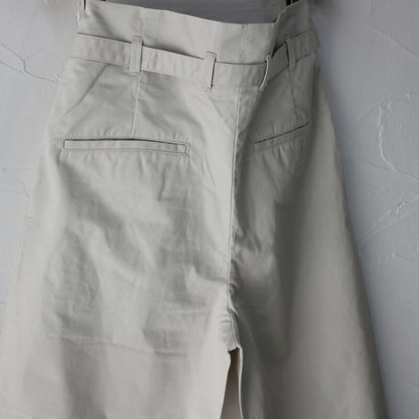 amne アンヌ　LINEN KERSEY belted bonito #Sand , Terracotta 【送料無料】