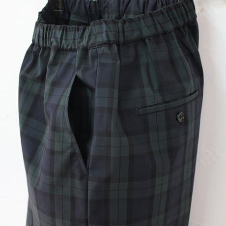 TRAVAIL MANUEL トラバイユマニュアル　T/Cチェックレイバーパンツ　#ベージュｘブラック、ブラックウォッチ　【送料無料】