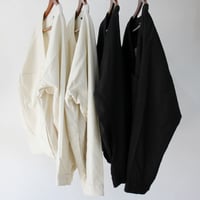 amne アンヌ　DRAPEY cardigan #アイボリー、ブラック　【送料無料】