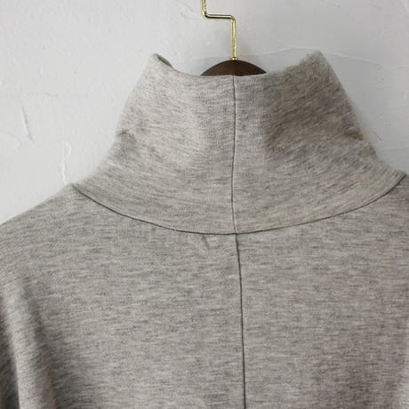 **再入荷** LinenYa リネンヤ　ヤク混ハイネックプルオーバー　#チャコール、グレー、オートミール