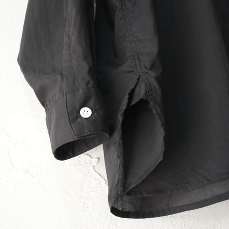 ARTE POVERA アルテポーヴェラ　120/2スーピマローンスタンドシャツ　#ホワイト、ブラック