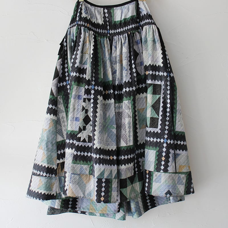 ASEEDONCLOUD アシードンクラウド Mosaic quilt print Tree