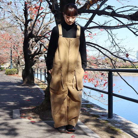 ASEEDONCLOUD アシードンクラウド　Oiled sail cotton Shared work wader　#camel　【送料無料】