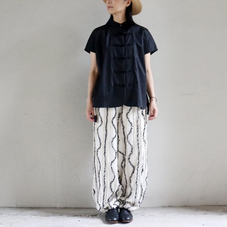 ASEEDONCLOUD アシードンクラウド　Festival cloth Kafusho trousers ＃off white　【送料無料】