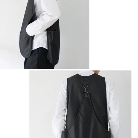 **再入荷** LASSO ラッソ　Hanting and Fishing Vest Roots　#ブラック　【送料無料】
