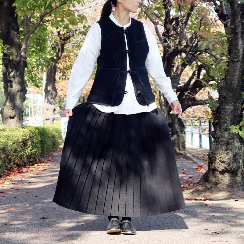 ASEEDONCLOUD アシードンクラウド Kigansai wool fleece ves