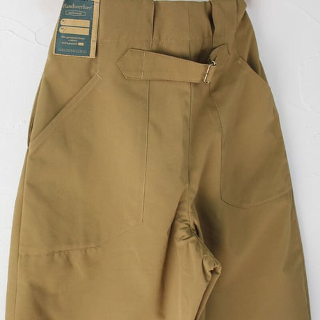 ASEEDONCLOUD アシードクラウド HandWerker Wide Trousers ウェザークロスワイドトラウザー　#カーキ　【送料無料】