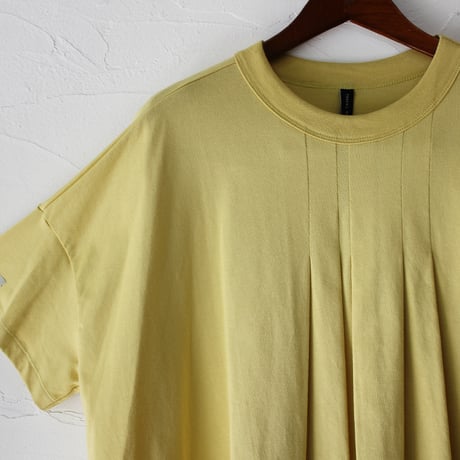 TRAVAIL MANUEL トラバイユマニュアル　クラシック天竺ランダムタックTシャツ