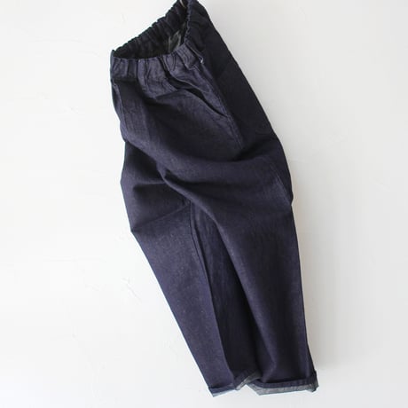 TRAVAIL MANUEL トラバイユマニュアル　コットンリネンデニムユニティパンツ　#インディゴ