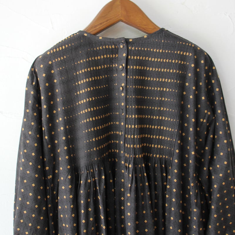 maison de soil メゾンドソイル 80sコットンコントラスト花柄