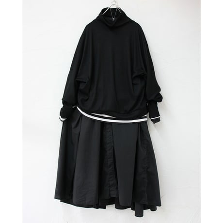 **またまた再入荷**LinenYa ウール天竺ハイネックプルオーバー　#ネイビー、ブラック、ヘザーグレー　【送料無料】