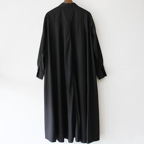 CAERULA PER LIGHTS カエルラ　タイプライターバックフレアワンピース　#ブルー、ブラック