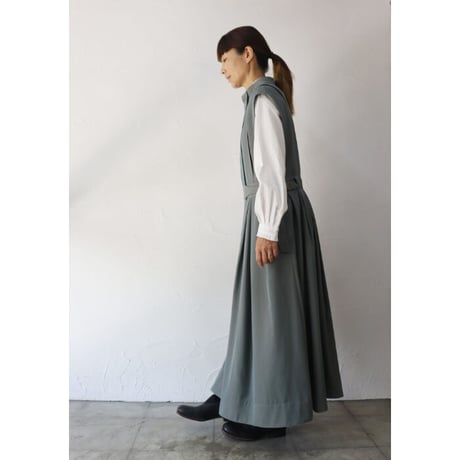 ASEEDONCLOUD アシードンクラウド　Hiraeth wool chambrey Hiraeth work coat ＃Light  green