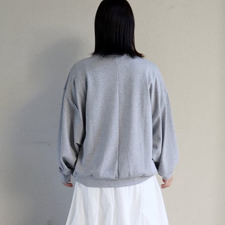 **再入荷** Linenya リネンヤ　ドルマンスリーブトレーナー　#グレー　【送料無料】