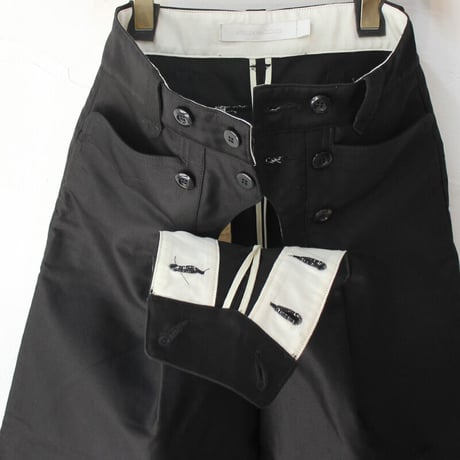 ASEEDONCLOUD アシードンクラウド　Fieldstone moleskin Forest carpenter’s trousers #ブラック　【送料無料】