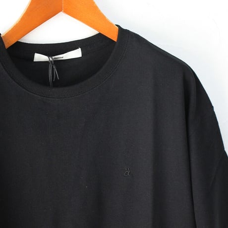 amne アンヌ　半袖”a”Tシャツ　#ホワイト、ラベンダー、ブラック