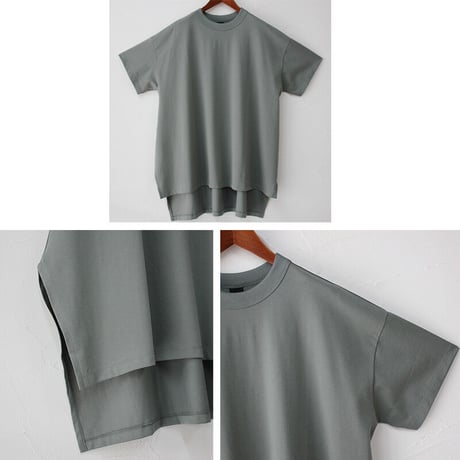 **再入荷** TRAVAIL MANUEL トラバイユマニュアル　ギザ天竺ルークＴシャツ　#ホワイト、グレーオリーブ、ブラック