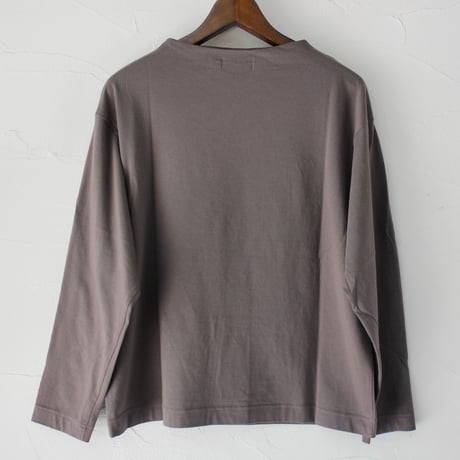 atelier naruse アトリエナルセ　コットンハイネックカットソー（長袖）#オフホワイト、ミントグリーン、チャコール