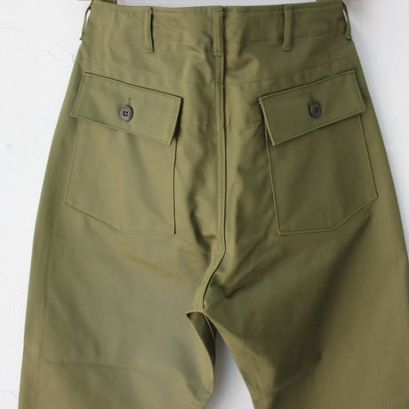 sasanqua by trees サザンカバイツリース　Backsatin Us army fatigue Pants バックサテンUSアーミーファティーグパンツ