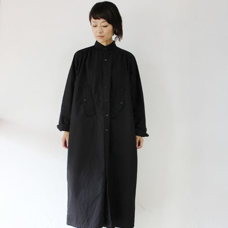 **久しぶりに再入荷**15 jyugo ジュウゴ horse clothギャザーTABIワンピース　♯ブラック　【送料無料】