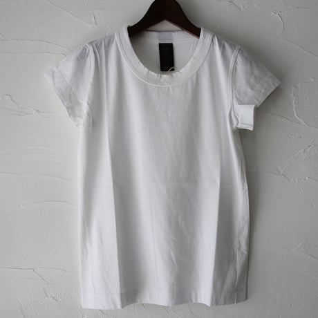 **2025春夏分到着**homspun ホームスパン　30/1天竺フレンチTシャツ　#サラシ、サックス、ダークグリーン、ブラック