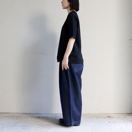 **別注色再入荷**amne アンヌ　”ELK” エルク柄半袖Tシャツ　#ブラック（自店別注色）、オリーブ、ホワイト