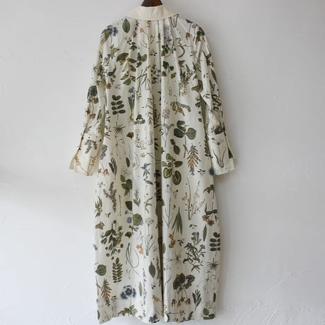 ASEEDONCLOUD アシードンクラウド　Tea garden flower print Tea garden gown #off white 【送料無料】