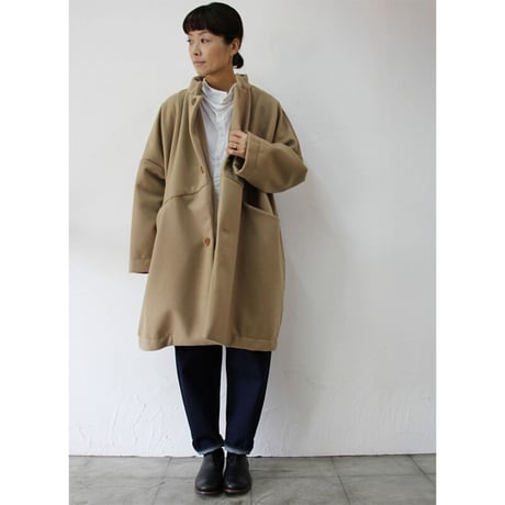 **追加分到着** FUNSET OF ART ファンセットオブアート　別注ウールビーバーTAISHOコート　#キャメル 【送料無料】