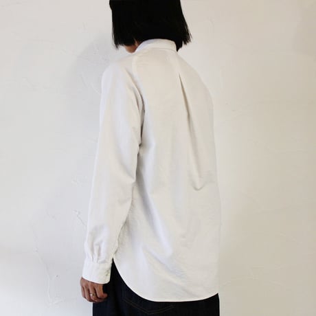 **S u K i M a -スキマ-別注・再入荷**LASSO ラッソ　スキマのラウンドカラーブラウス　♯ホワイト　【送料無料】