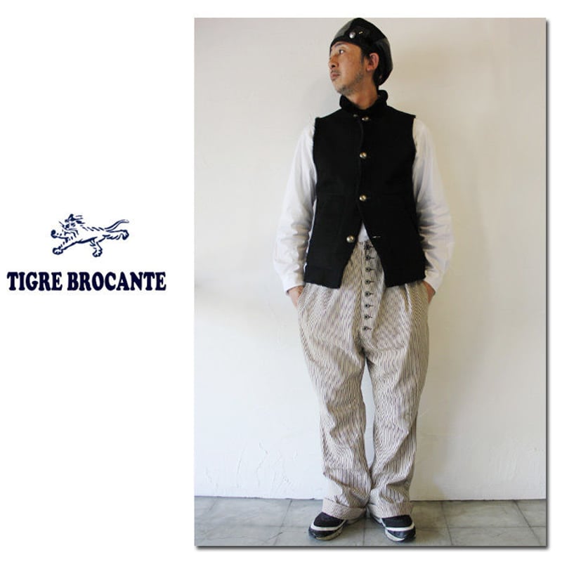 Tigre Brocante ティグルブロカンテ ムートンハイネックベスト ...