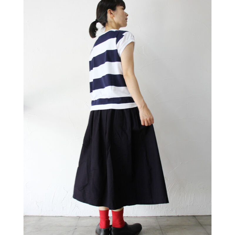 homspun スカート 再入荷** homspun ホームスパン W/Lラップフレアスカート