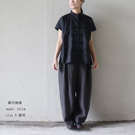 **2026s/s分到着** atelier naruse アトリエナルセ　リネンコクーンダーツパンツ　linen cocoon darts pants　#ベイジュ、チャコール