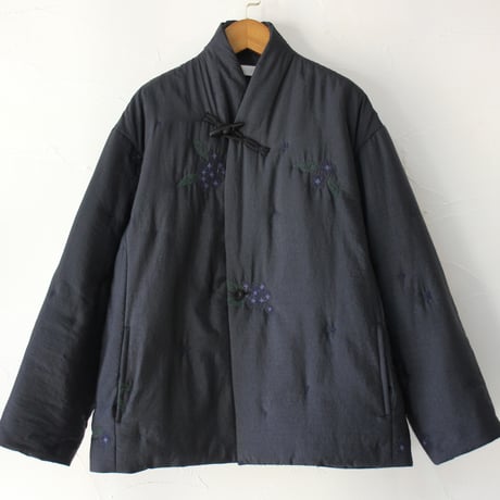ASEEDONCLOUD アシードンクラウド　Sankayo embroidery quilt jacket #navy