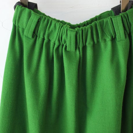 **2025秋冬分到着** atelier naruse アトリエナルセ　 wool punch gather skirt ウールポンチギャザースカート