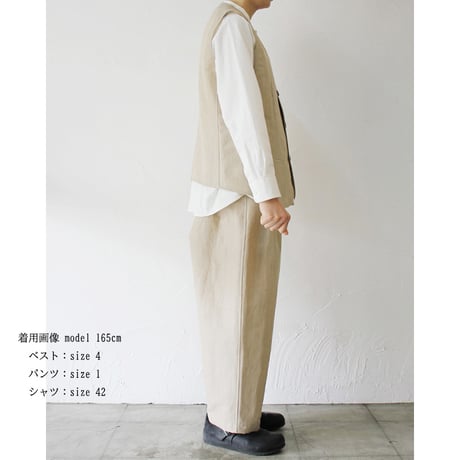 SUSURI ススリ　サービングベスト　#beige 【送料無料】