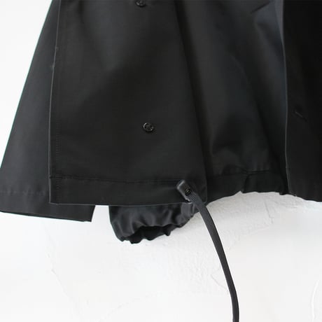 **S u K i M a -スキマ-別注** TRAVAIL MANUEL トラバイユマニュアル　ライトグログラン60/40クロスボタンパーカー　#ブラック　【送料無料】