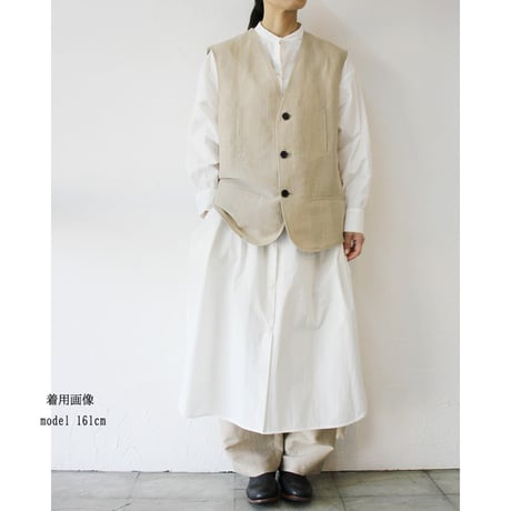 SUSURI ススリ　サービングベスト　#beige 【送料無料】