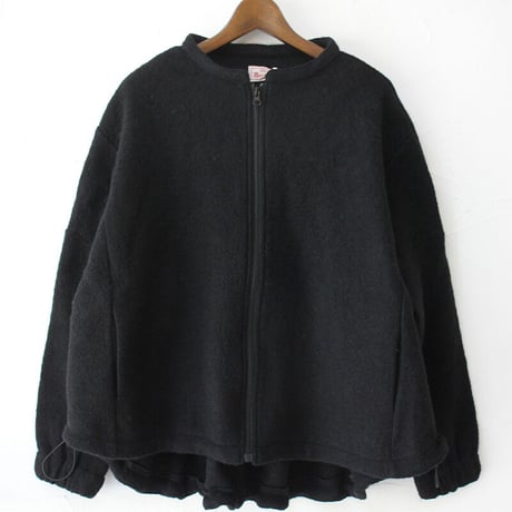 maomade マオメイド　圧縮ウール バックギャザー ジャケット　#ネイビー、ブラック